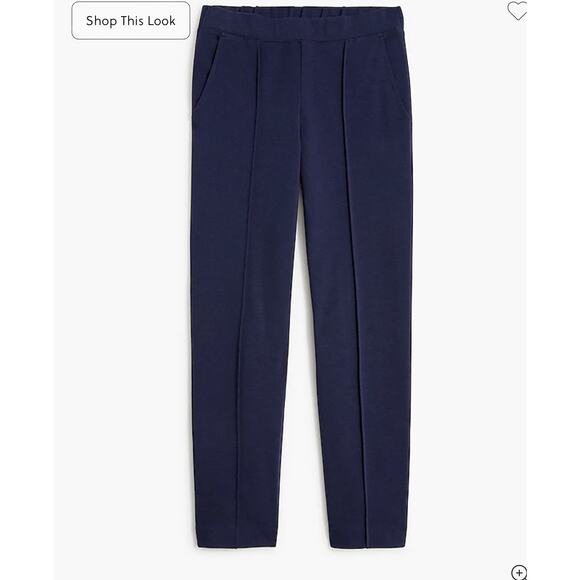 J. Crew Pintuck sweatpant in Navy NWT size Small - Picture 4 of 7